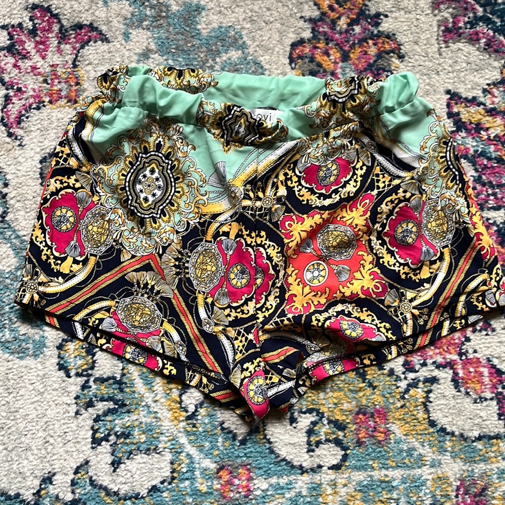 Elastic-Top Fabric Shorts